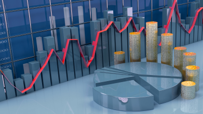 Attēlā redzamas dažāda veida ilustrētas diagrammas ar datiem